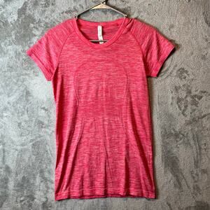 Lululemon Swiftly Tech Short Sleeve Crew Heathered Boom Juice Size 8